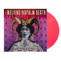 MELVINS & NAPALM DEATH 'SAVAGE IMPERIAL DEATH MARCH' LP- EXCLUSIVE - LTD. 300 - NEON CORAL