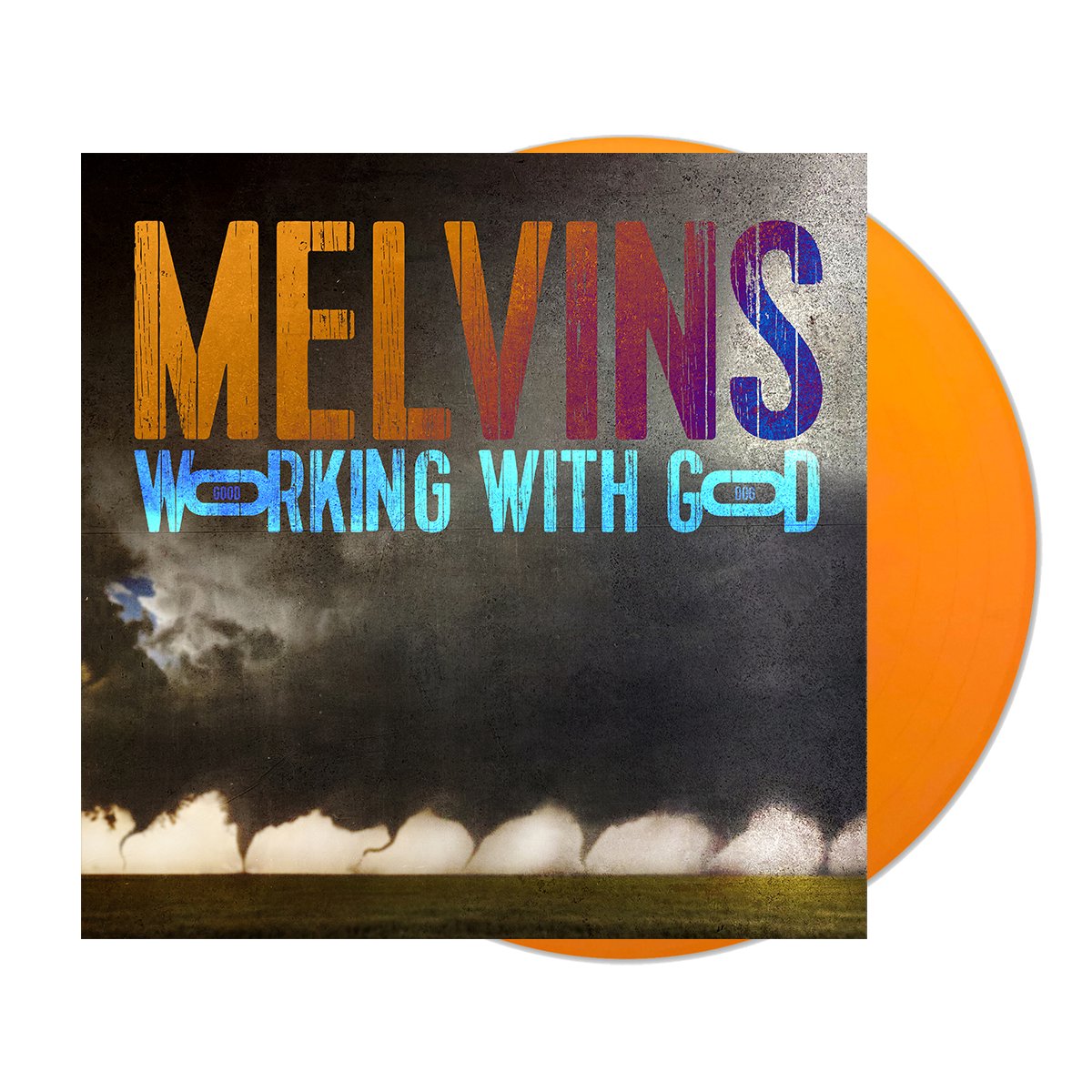 MELVINS 'WORKING WITH GOD' ORANGE LP - LTD. 500
