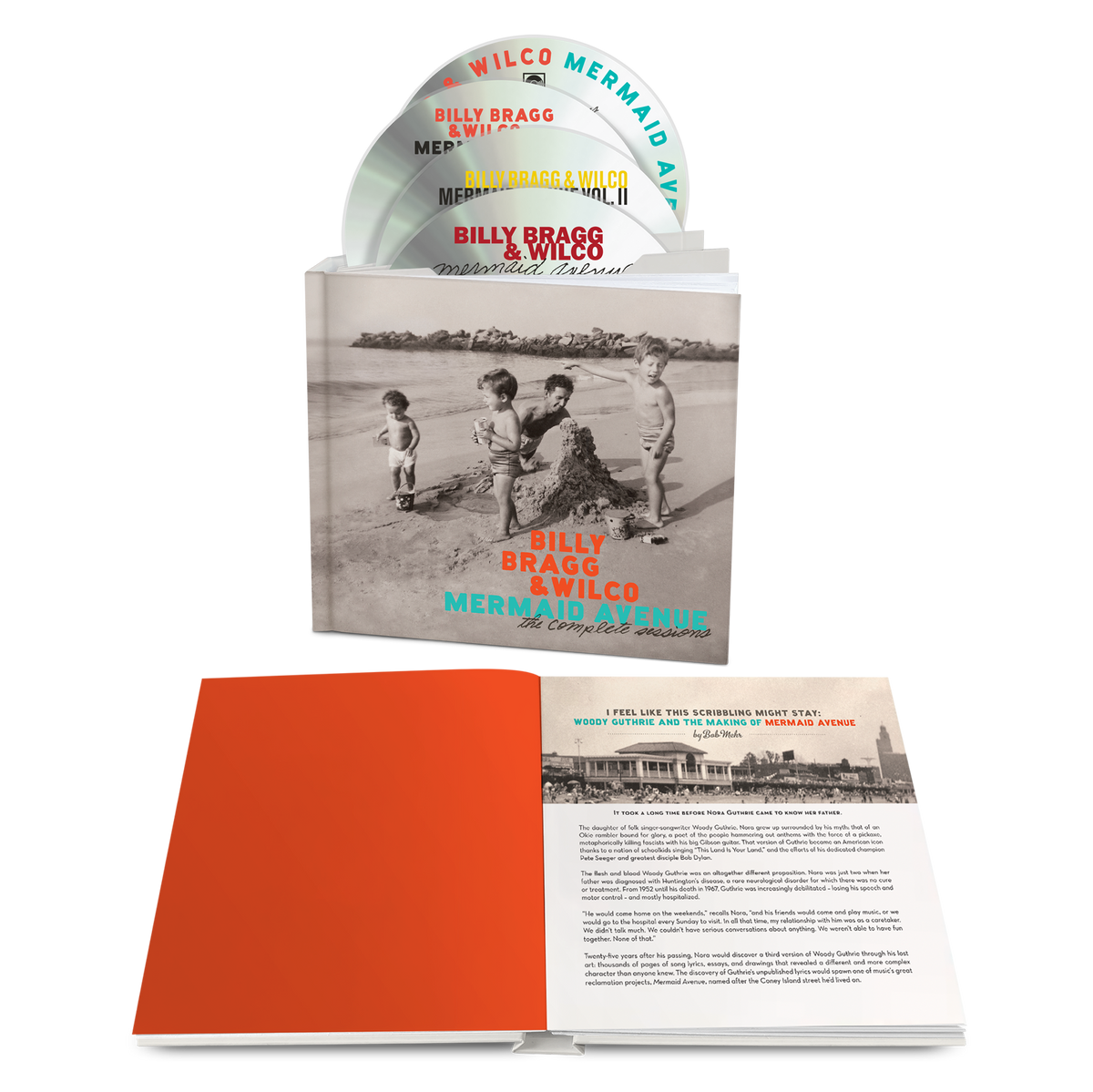 BILLY BRAGG & WILCO 'MERMAID AVENUE: THE COMPLETE SESSIONS' DELUXE 4CD BOX SET