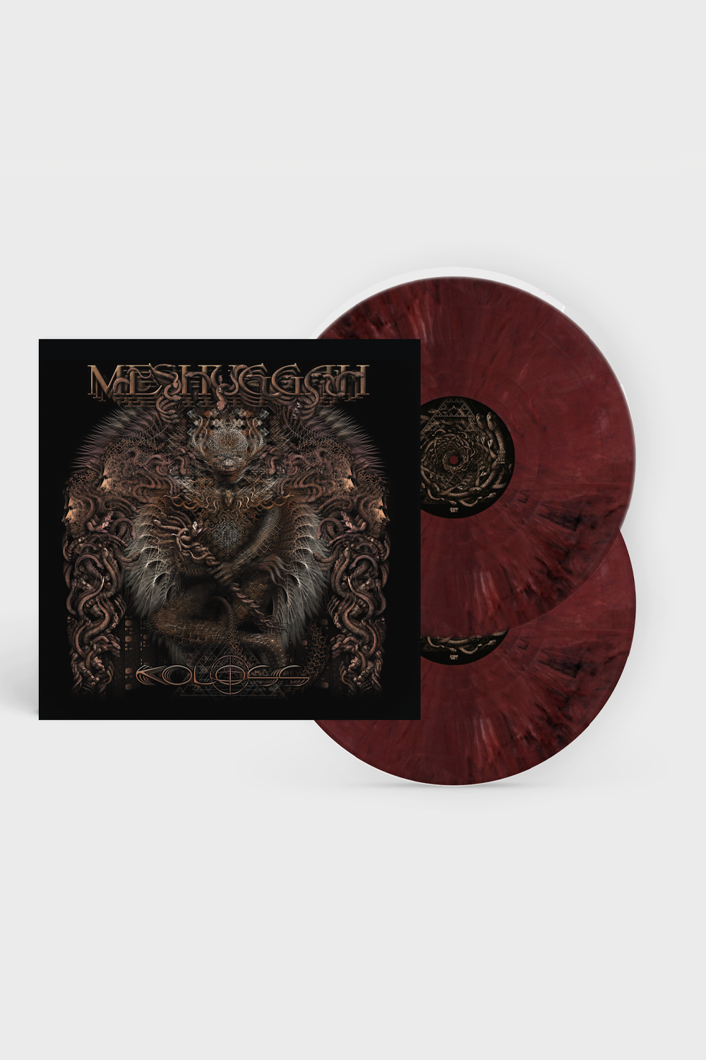 MESHUGGAH ‘KOLOSS’ 2LP - LTD. 500 - TRANSPARENT RED/BLACK/WHITE MARBLE