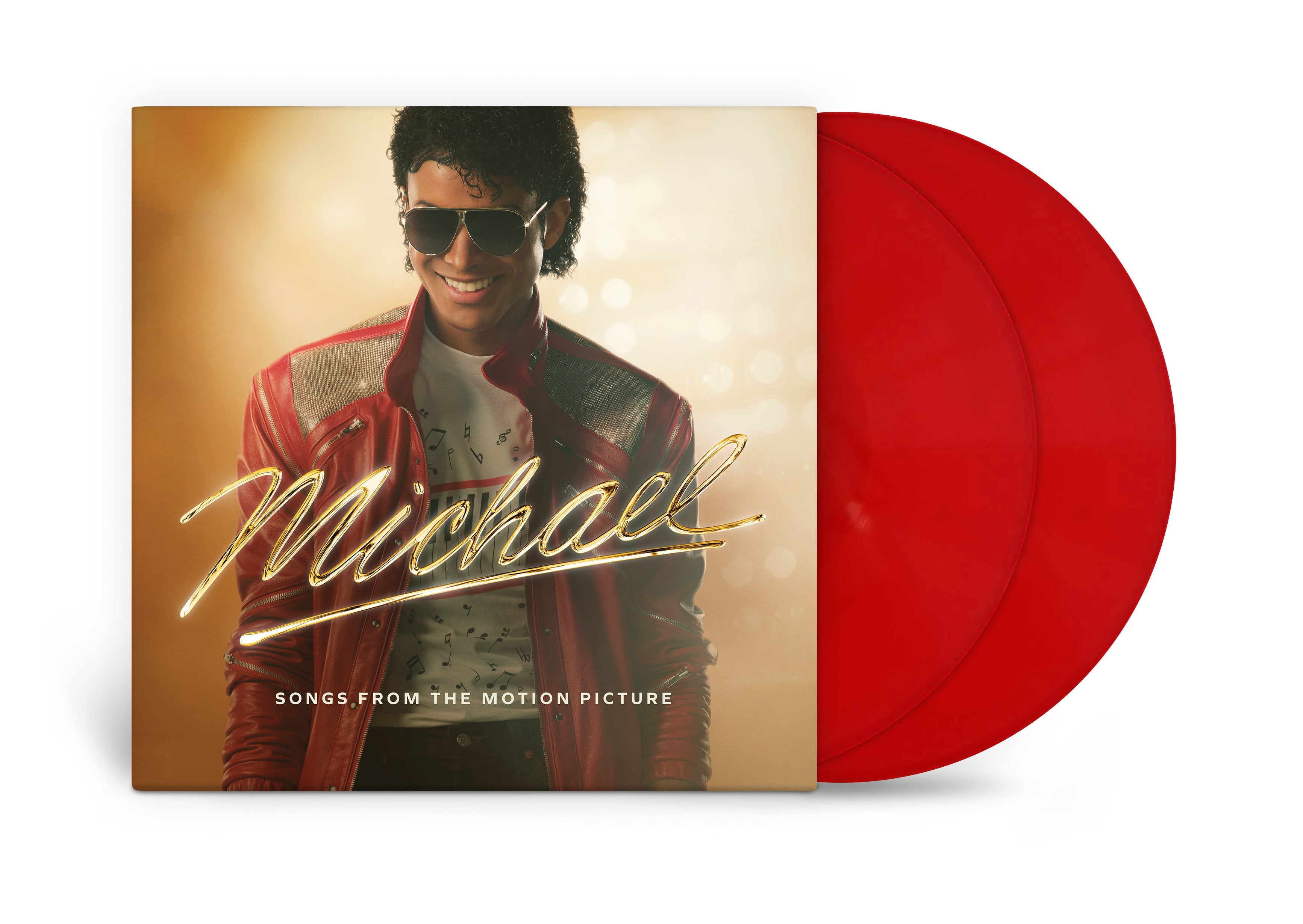 MICHAEL JACKSON 'MICHAEL: SONGS FROM THE MOTION PICTURE' 2LP - RED