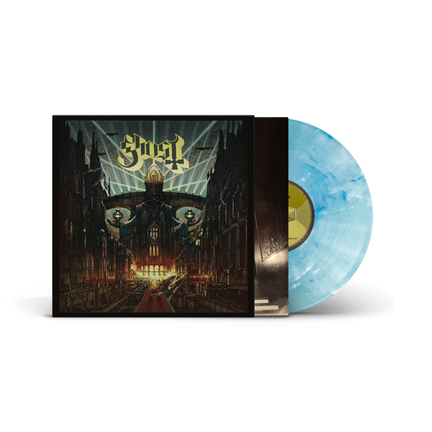 GHOST ‘MELIORA’ LIMITED-EDITION WHITE WITH BLUE SWIRLS VINY - EXCLUSIVE - LTD. 1000