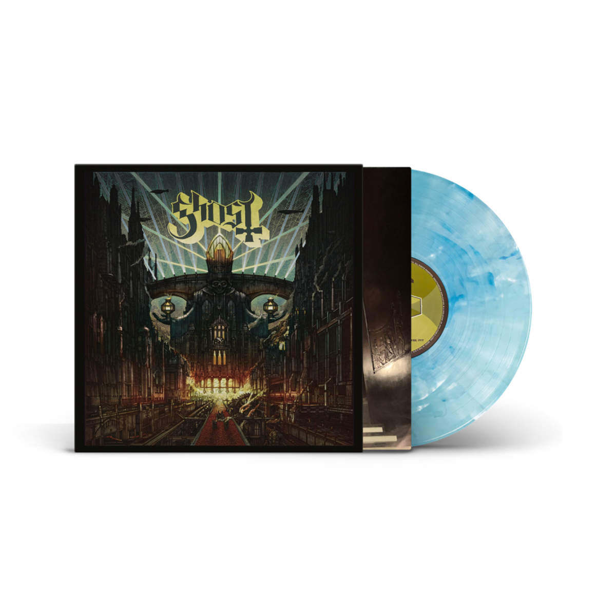GHOST ‘MELIORA’ LIMITED-EDITION WHITE WITH BLUE SWIRLS VINY - EXCLUSIVE - LTD. 1000
