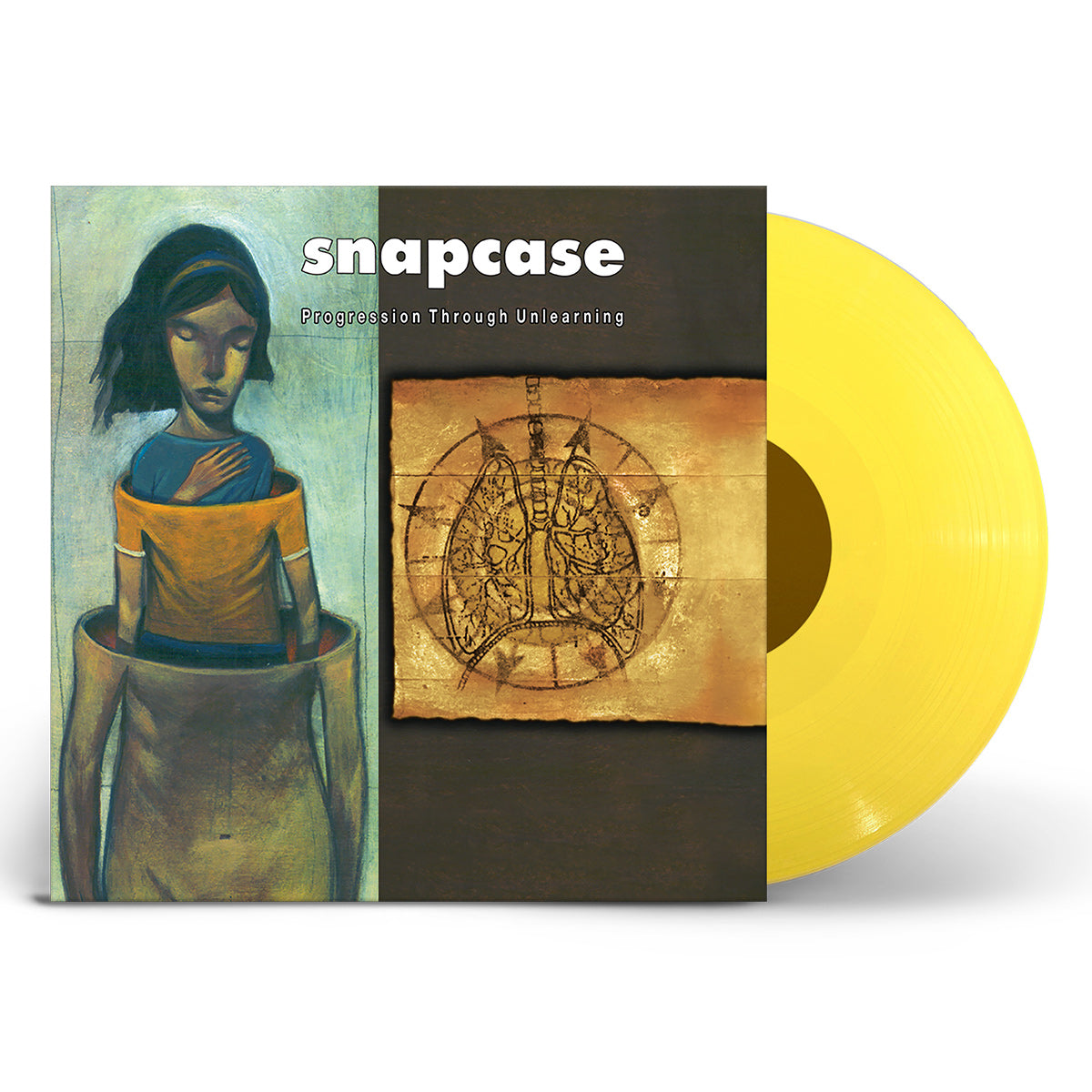SNAPCASE ‘PROGRESSION THROUGH UNLEARNING’ LP - EXCLUSIVE - LTD. 250 - TRANSPARENT YELLOW
