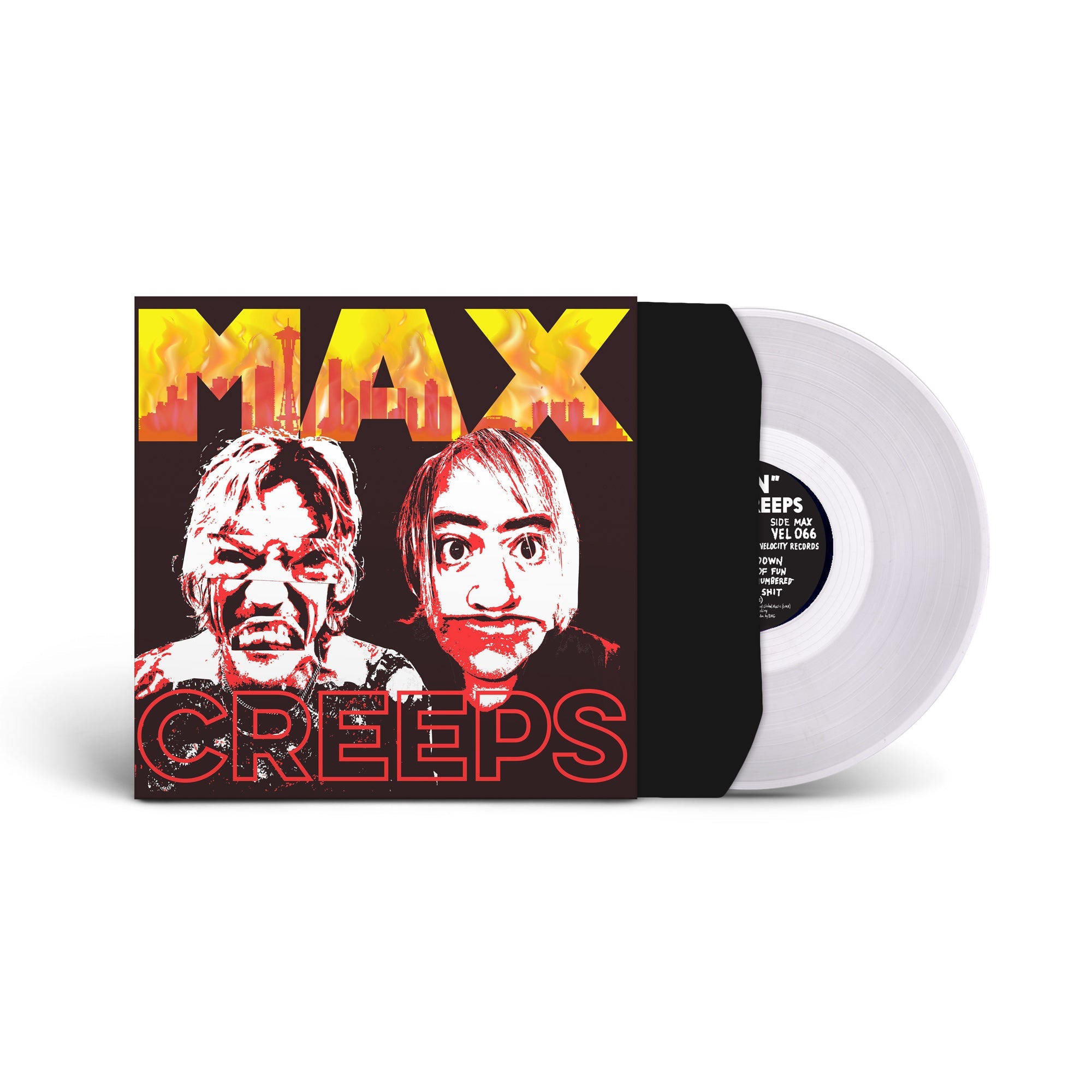 MAX CREEPS 'NEIN' LIMITED EDITION CLEAR LP – LTD. 300