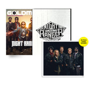 GOLDMINE MAGAZINE: WINTER 2023 ISSUE ALT COVER  FEATURING NIGHT RANGER - HAND-NUMBERED SLIPCASE + 8"x10" PHOTO PRINT