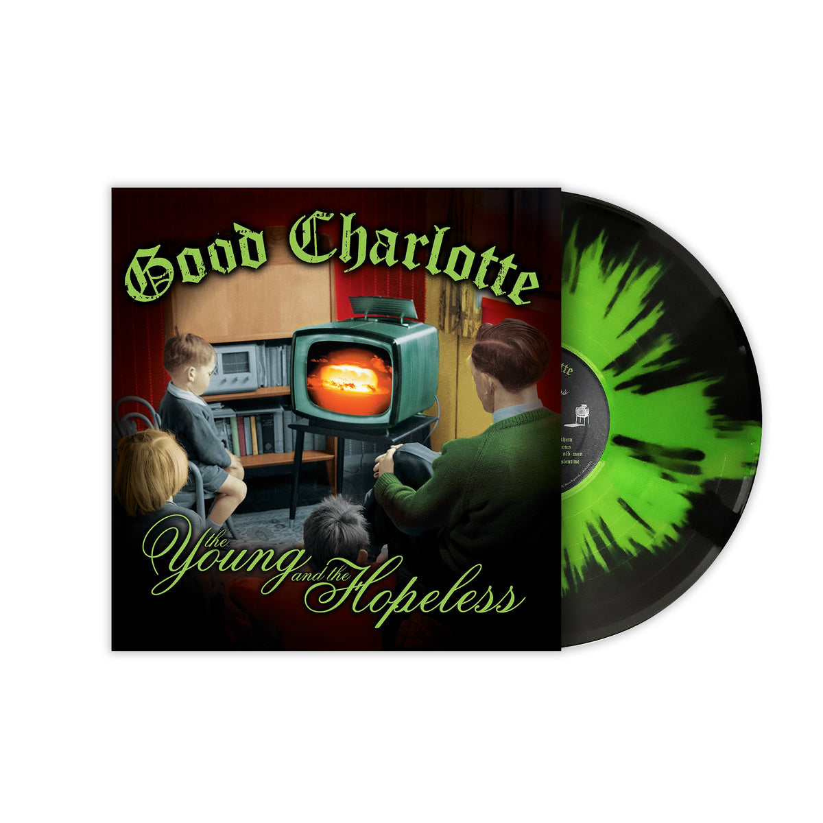 GOOD CHARLOTTE x ALTERNATIVE PRESS â€“ 2023 FALL ISSUE W/ 'THE YOUNG AND THE HOPELESS' LP (Limited Edition â€“ Only 500 made, Black w/ Lime Green Splatter Vinyl)