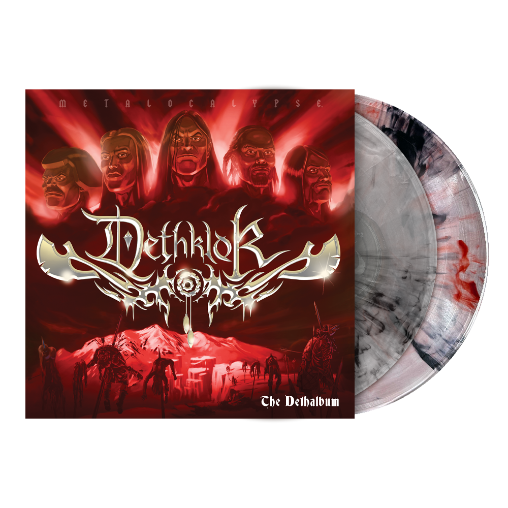 DETHKLOK ‘THE DETHALBUM’ EXPANDED EDITION 2LP - CLEAR/RED/BLACK - CLEAR/SILVER/BLACK SMOKE