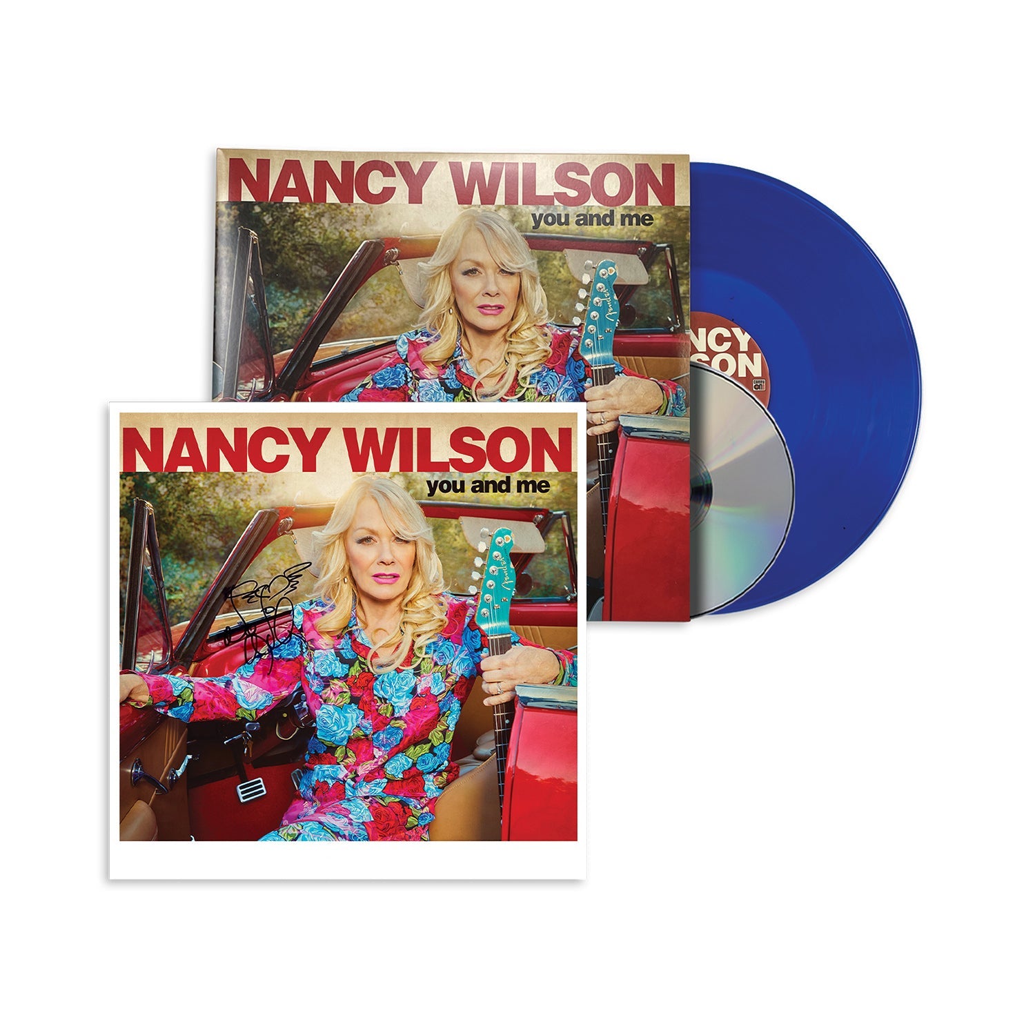 NANCY WILSON ‘YOU AND ME’ LP + AUTOGRAPHED PRINT + BONUS CD - EXCLUSIVE - LTD. 200 - BLUE
