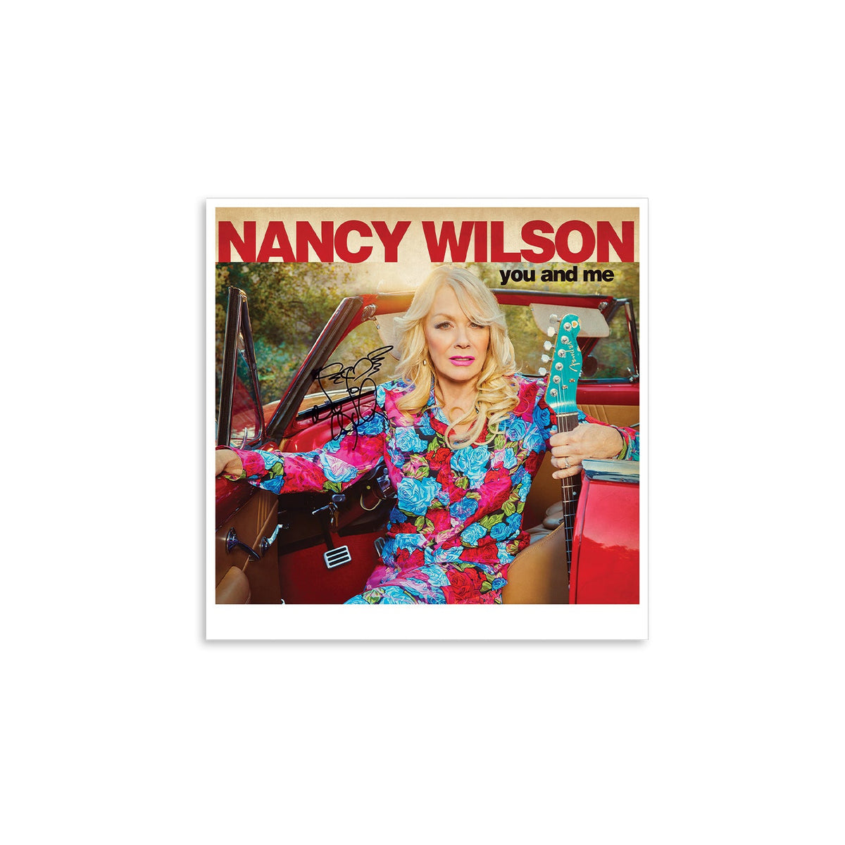NANCY WILSON ‘YOU AND ME’ LP + AUTOGRAPHED PRINT + BONUS CD - EXCLUSIVE - LTD. 200 - BLUE