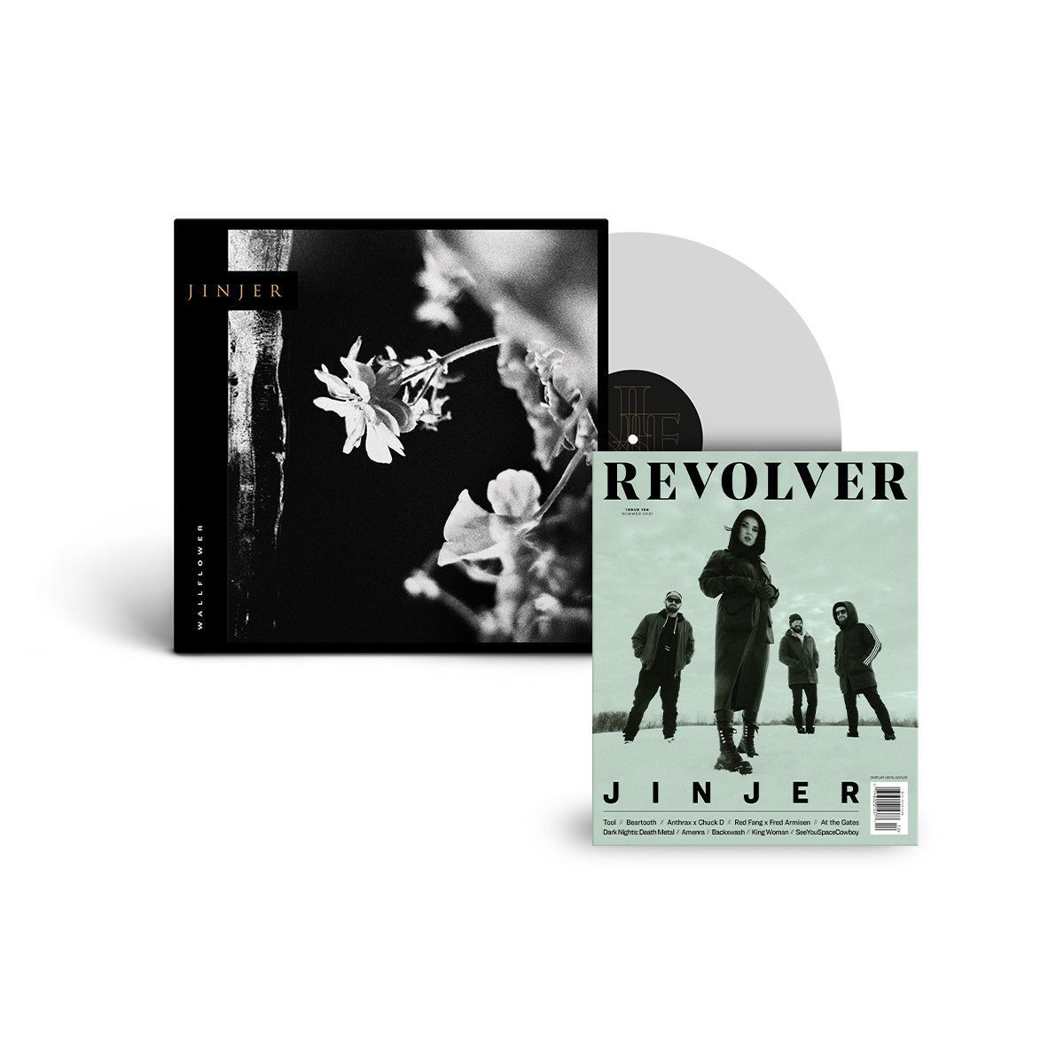 JINJER ‘WALLFLOWERS’ LP + SUMMER 2021 ISSUE - LTD. WHITE