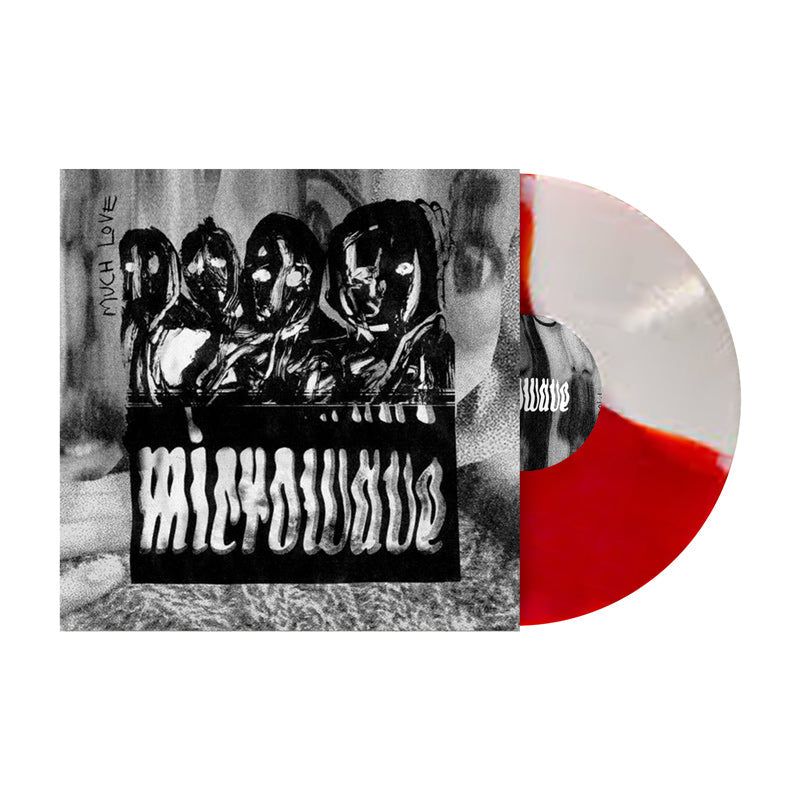 MICROWAVE ‘MUCH LOVE’ ANNIVERSARY EDITION LP - LTD. 300 - TRANSPARENT RED/BONE MOON PHASE