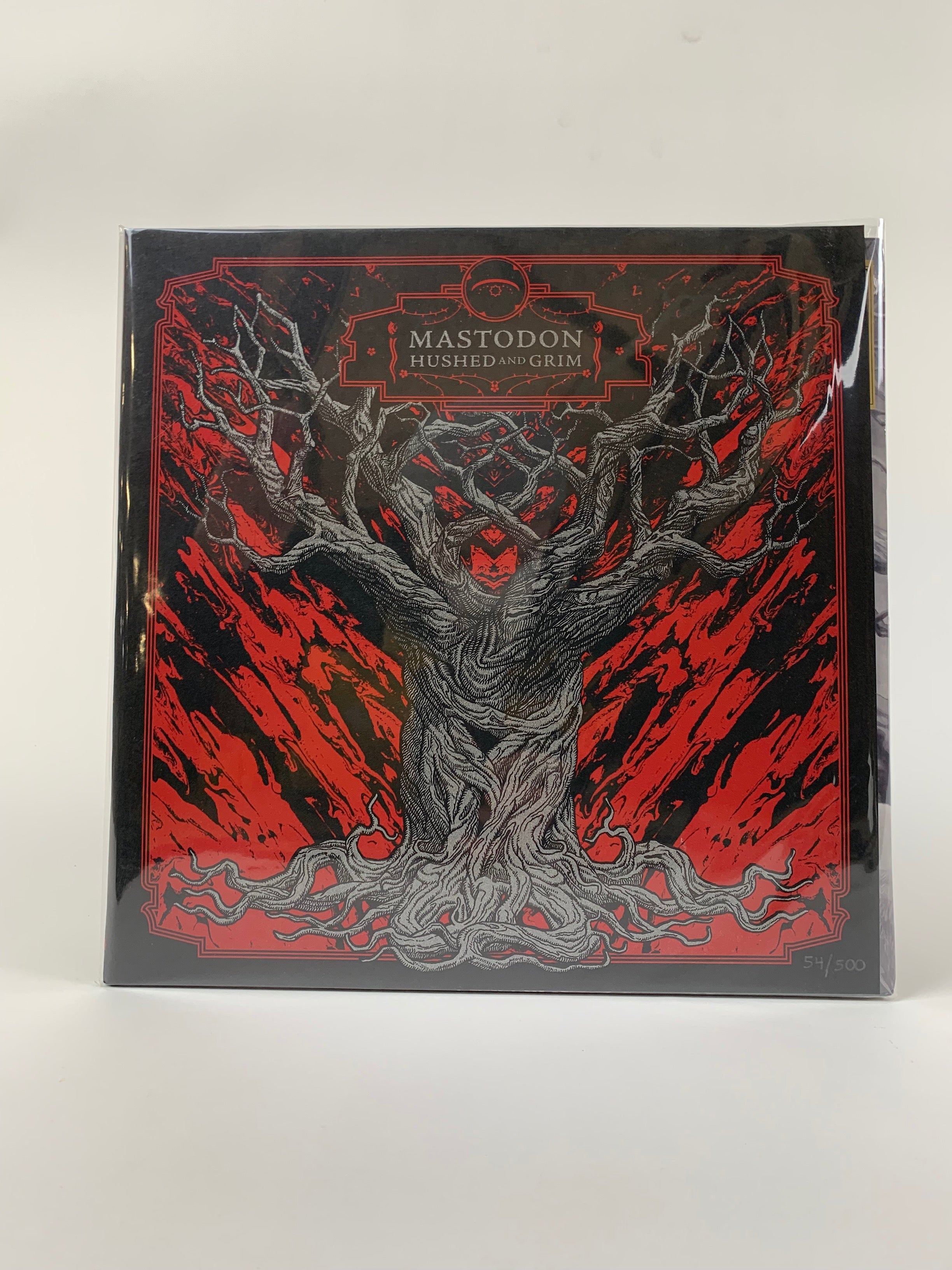 MASTODON 'HUSHED AND GRIM' 2LP - LTD. 500 - CLEAR & EXCLUSIVE ARTIST WRAP