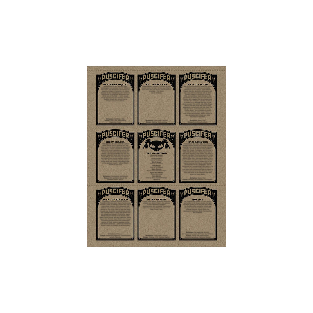 PUSCIFER x Revolver Special Collector's Edition Magazine w/ 'Global Probing, Live from Prescott' 2LP - COKE BOTTLE CLEAR/BLACK/SMOKE