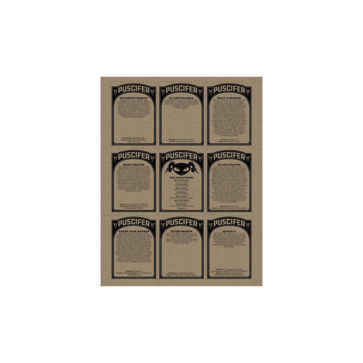 PUSCIFER x Revolver Special Collector's Edition Magazine w/ 'Global Probing, Live from Prescott' 2LP - COKE BOTTLE CLEAR/BLACK/SMOKE