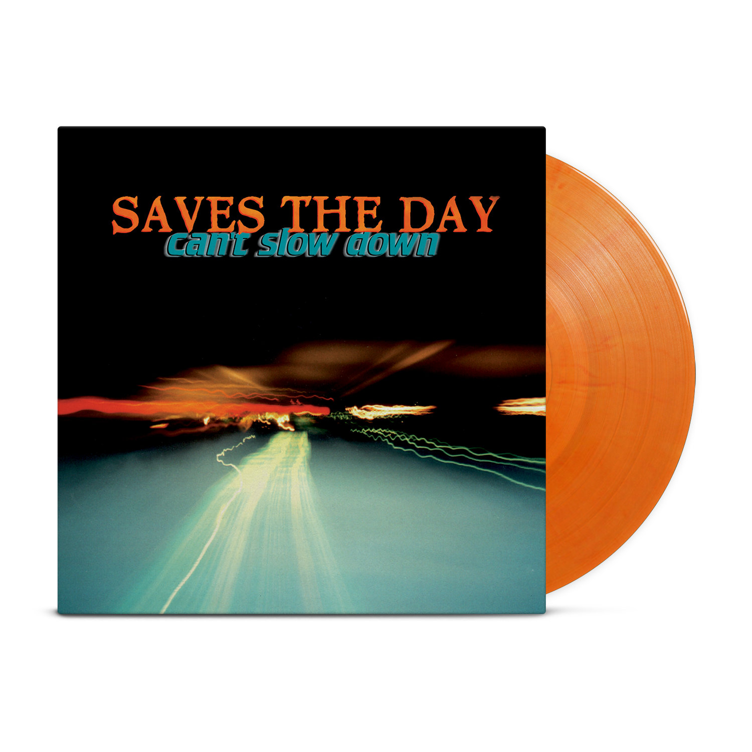 SAVES THE DAY ‘CAN'T SLOW DOWN’ LP - EXCLUSIVE - LTD. 500 - TANGERINE