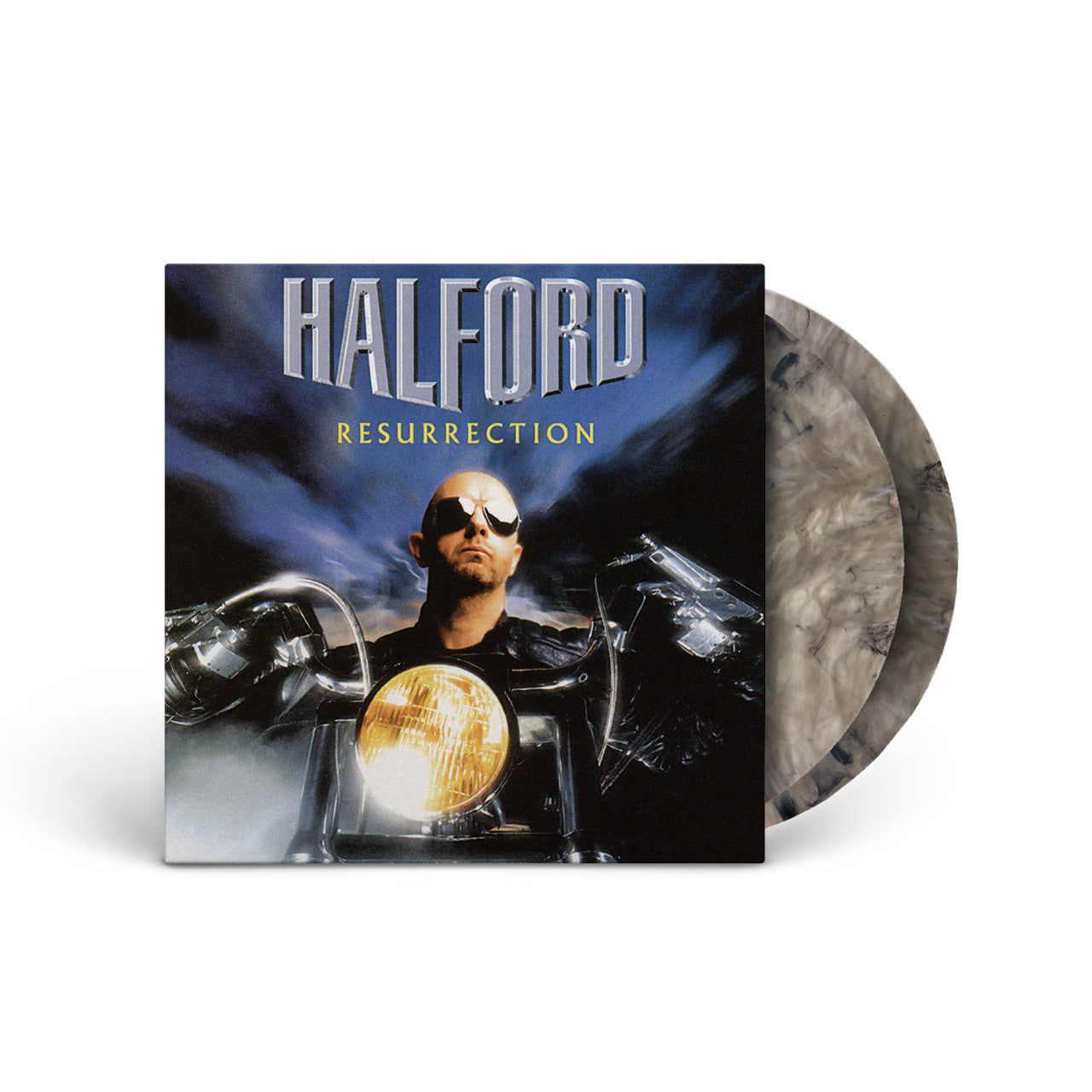 HALFORD ‘RESURRECTION’ 2LP - EXCLUSIVE - LTD. 300 - COBALT/SILVER/SWIRL