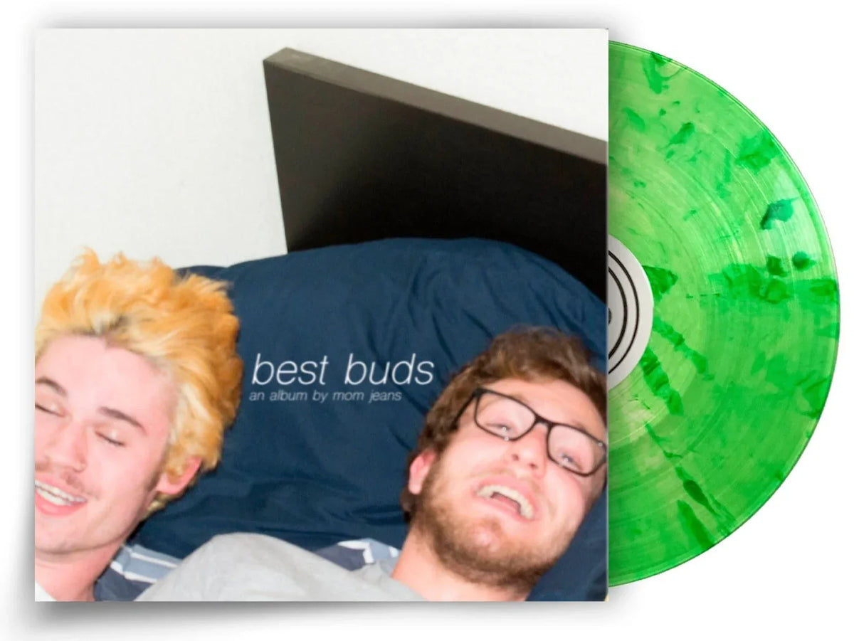 MOM JEANS'BEST BUDS' LP - LTD. 500 - LIGHT/DARK GREEN SPLATTER