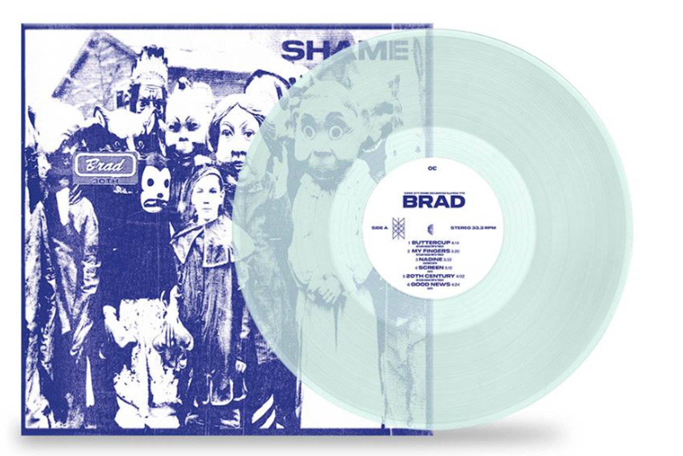 BRAD 'SHAME' 30TH ANNIVERSARY LP - LTD. 750 - COKE BOTTLE CLEAR