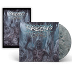 FROZEN SOUL 'ENCASED IN ICE' LP - LTD. 300 - GREY MARBLE