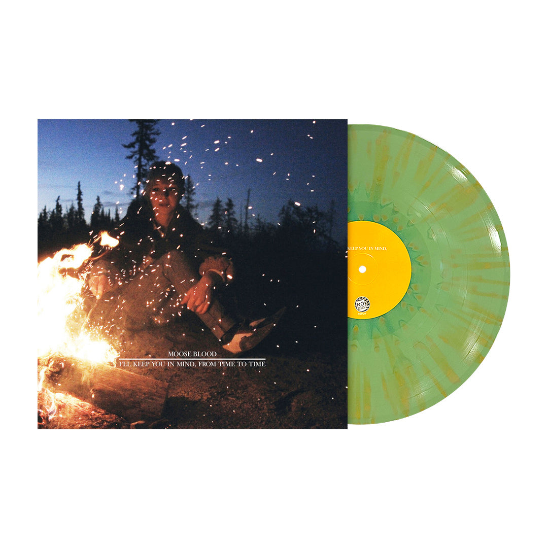 MOOSE BLOOD ‘I'LL KEEP YOU IN MIND, FROM TIME TO TIME’ LP - LTD. 300 - COKE BOTTLE CLEAR/FOREST GREEN/GOLD SPLATTER