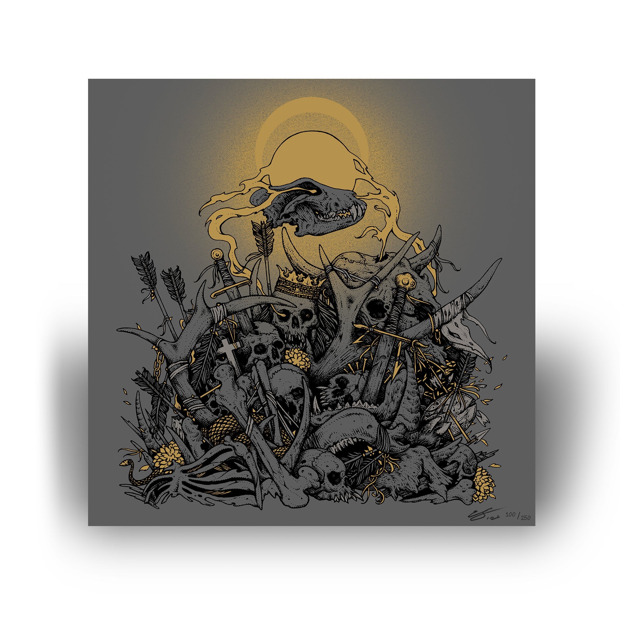 REVOLVER x METALLICA FALL 2021 ISSUE HAND-NUMBERED SLIPCASE WITH ERIC WOLFE SAHLSTEN SCREEN PRINT - EXCLUSIVE - LTD. 200