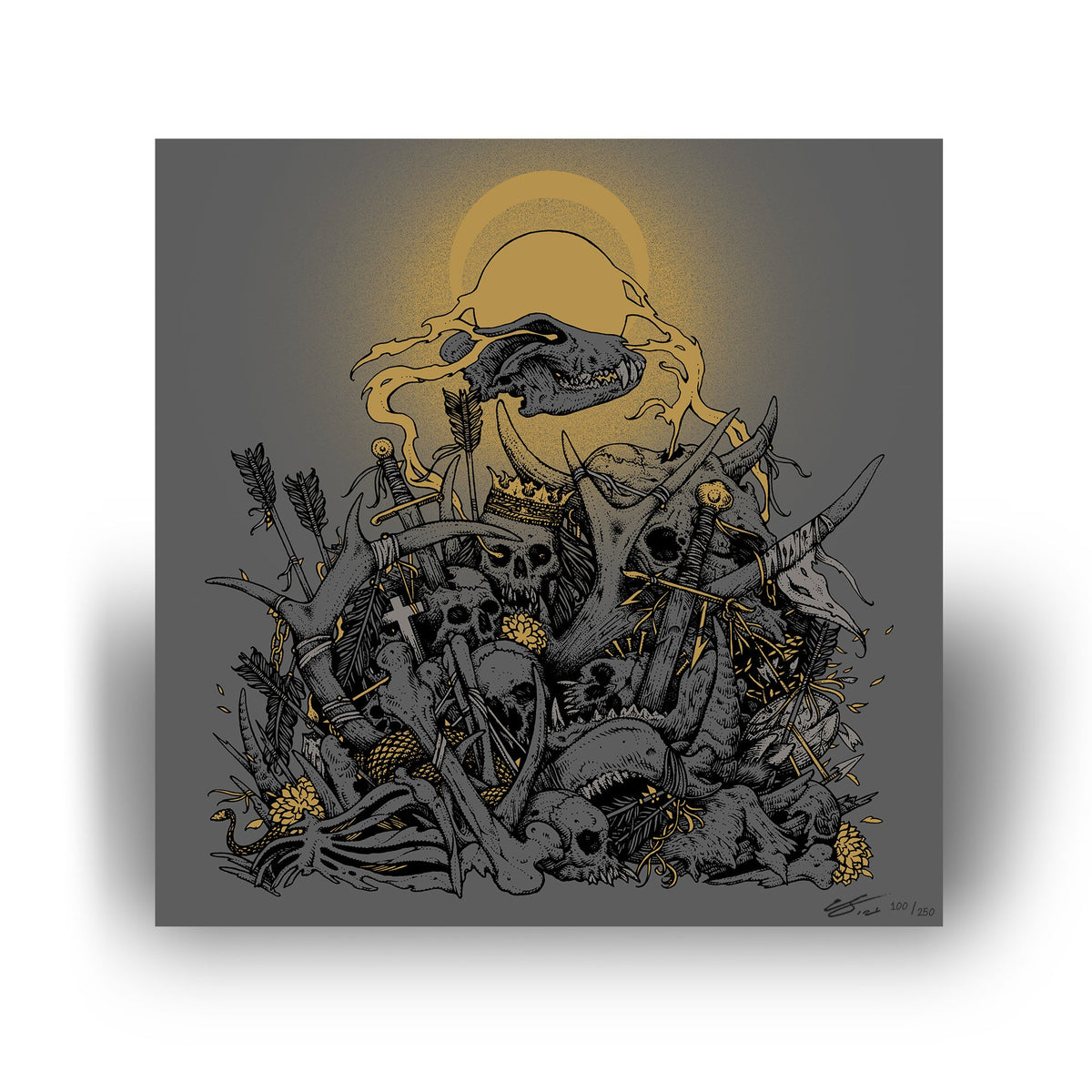 REVOLVER x METALLICA FALL 2021 ISSUE HAND-NUMBERED SLIPCASE WITH ERIC WOLFE SAHLSTEN SCREEN PRINT - EXCLUSIVE - LTD. 200