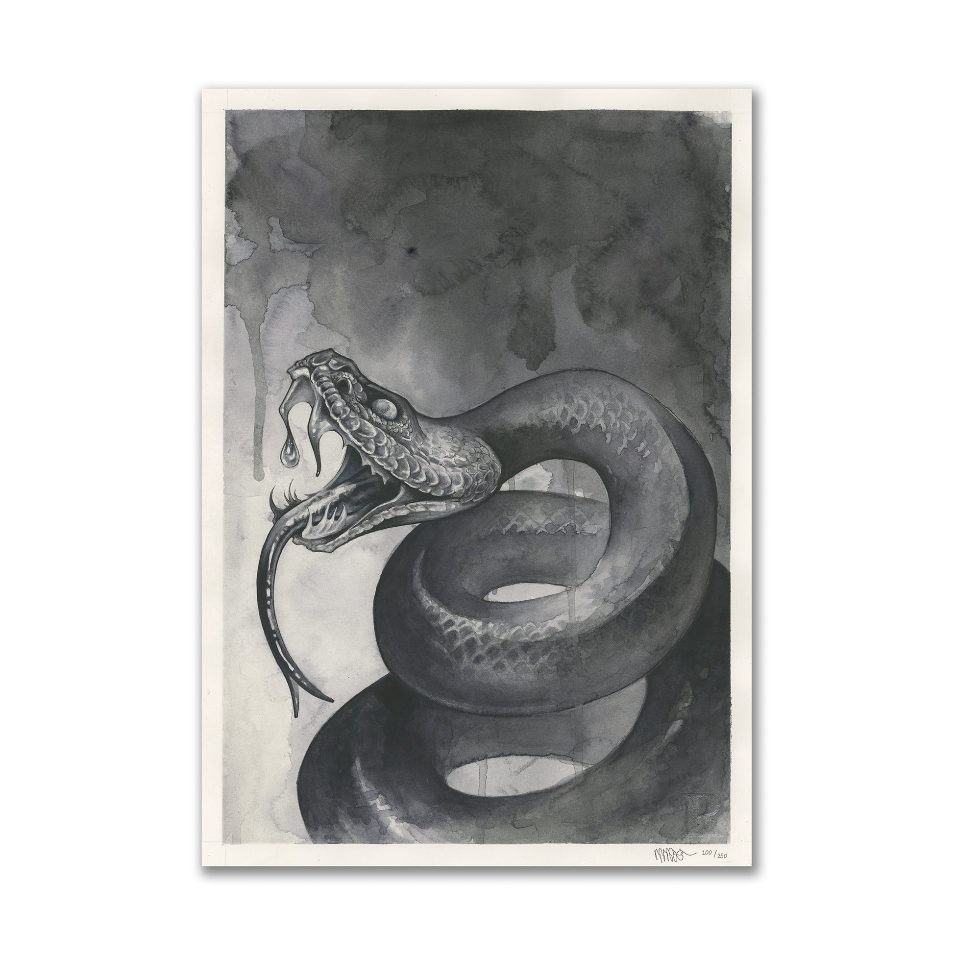 REVOLVER x METALLICA FALL 2021 ISSUE HAND-NUMBERED SLIPCASE WITH JOHN BAIZLEY SCREEN PRINT - EXCLUSIVE - LTD. 200