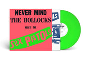 SEX PISTOLS 'NEVER MIND THE BULLOCKS HERE'S THE SEX PISTOLS' LP - NEON GREEN