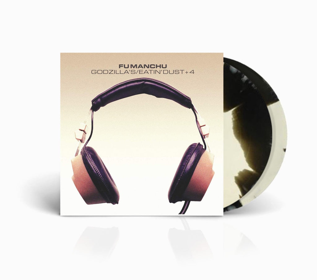 FU MANCHU ‘GODZILLA'S/EATIN' DUST + 4 AT THE DOJO’ 2LP - LTD. 500 - BLACK/WHITE MARBLE