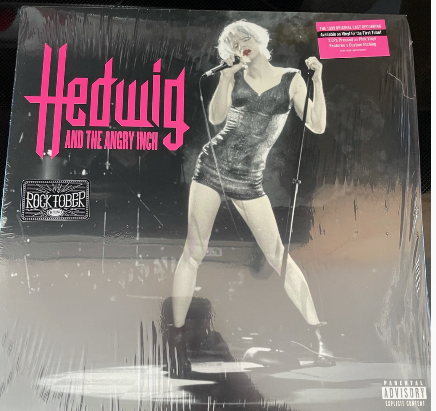 HEDWIG AND THE ANGRY INCH ORIGINAL CAST RECORDING 2LP - PINK