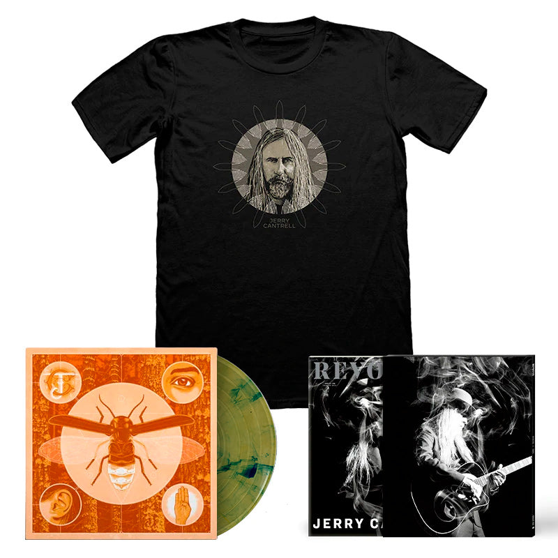 REVOLVER x JERRY CANTRELL BUDLE - WINTER 2021 ISSUE + 'BRIGHTEN' LP + LTD. SLIPCASE + GLOW IN THE DARK T-SHIRT - LTD. 250