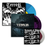 TERROR ‘BBC SESSIONS’ & 'PAIN INTO POWER' LPS + SERPENTS OF SHIVA 7" LIMITED BUNDLE