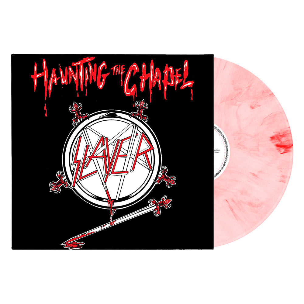 SLAYER 'HAUNTING THE CHAPEL' LP -  RED/WHITE/MARBLED