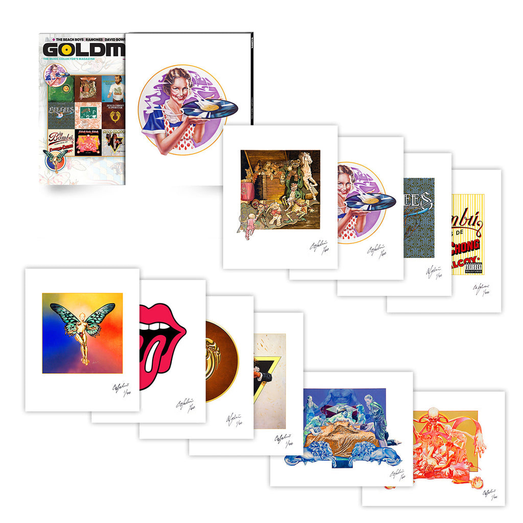GOLDMINE MAGAZINE: ERNIE CEFALU – FEB/MAR 2023 ULTIMATE BUNDLE W/ 10 HAND-SIGNED/NUMBERED ERNIE CEFALU ART PRINTS