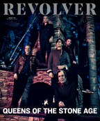 QUEENS OF THE STONE AGE x REVOLVER BUNDLE – 2023 SUMMER ALT COVER ISSUE W/ 'IN TIMES NEW ROMAN' LP - RED
