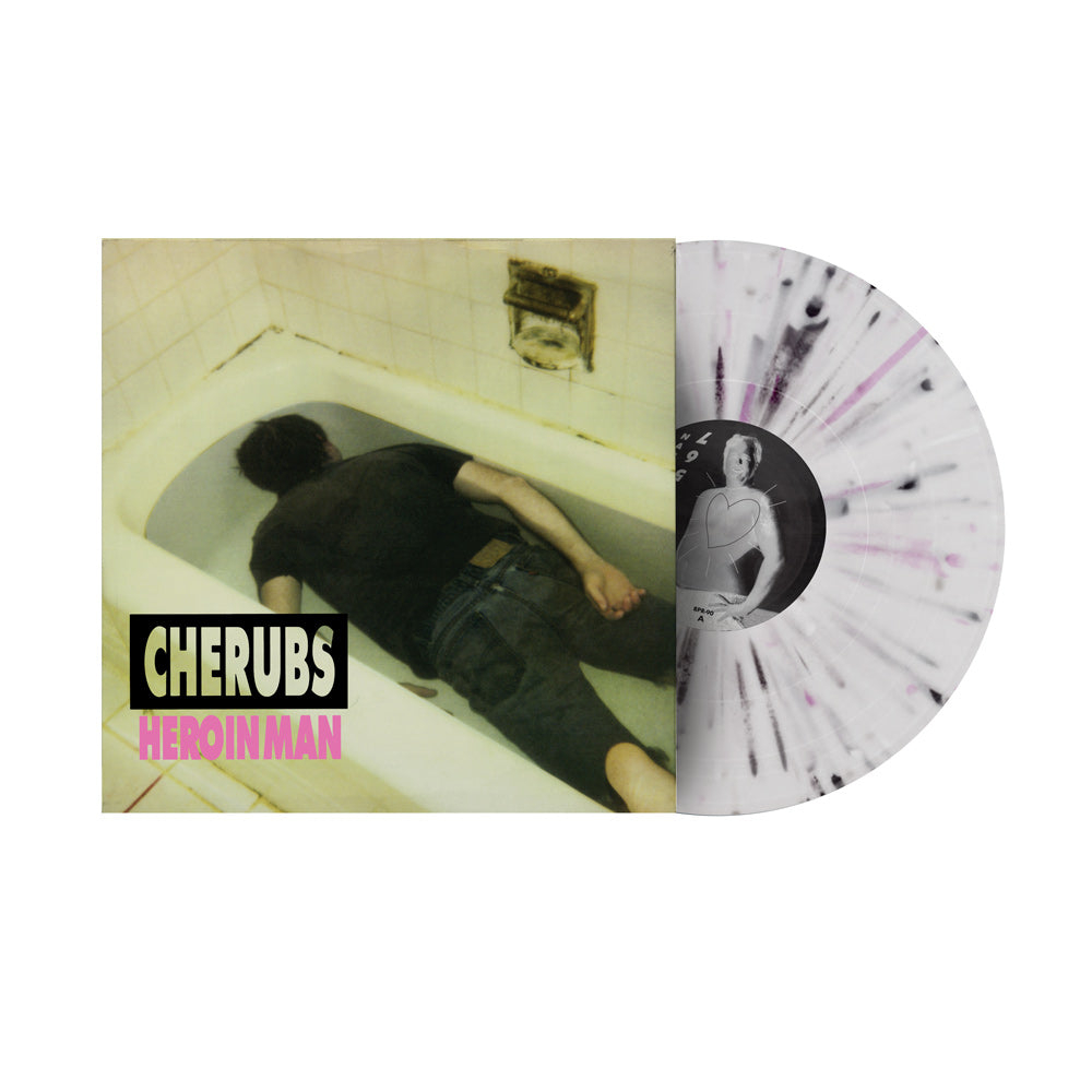 CHERUBS ‘HEROIN MAN’ LP - EXCLUSIVE - LTD. 200 - CLEAR/BLACK MARBLE/NEON MAGENTA SPLATTER