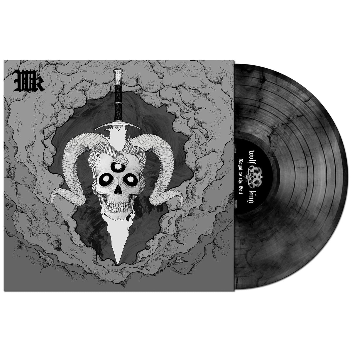 WOLF KING 'LOYAL TO THE SOIL' CLEAR WITH BLACK SMOKE LP REISSUE