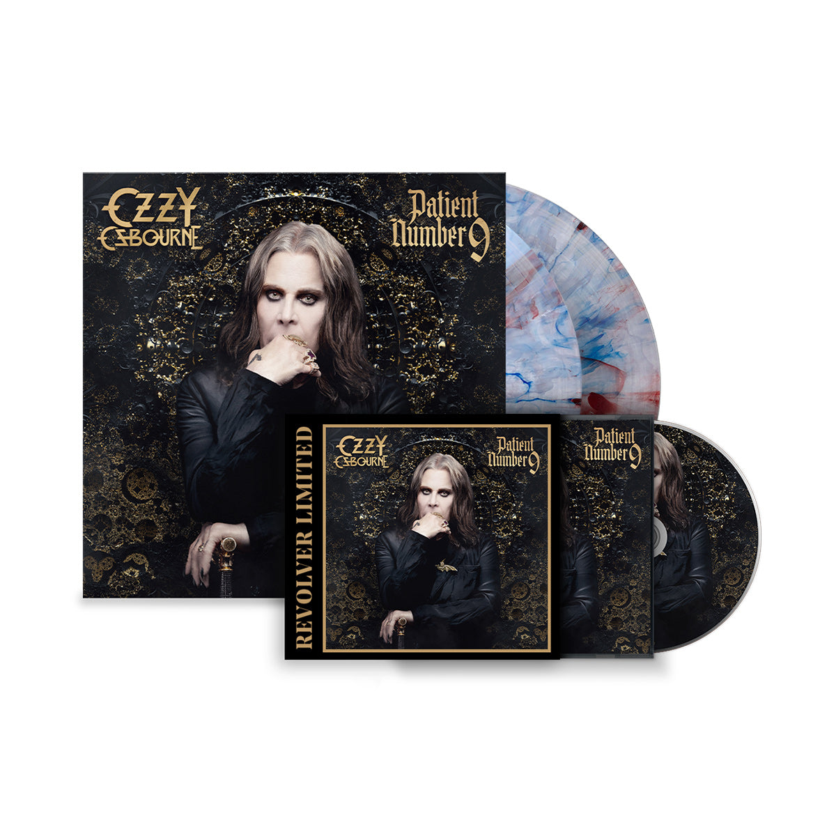 OZZY OSBOURNE 'PATIENT NUMBER 9' 2LP + CD LTD. - RED/WHITE/BLUE/PICTURE DISK