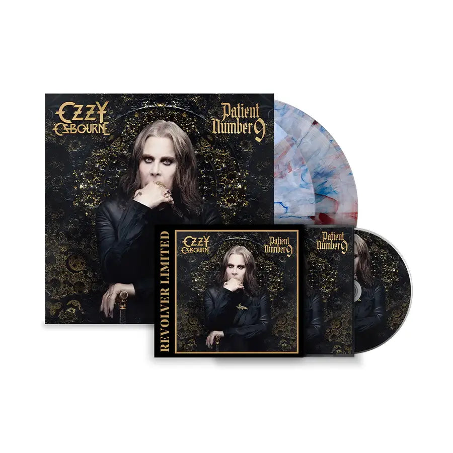 OZZY OSBOURNE 'PATIENT NUMBER 9' 2LP + CD - LTD. - RED/WHITE/BLUE/PICTURE DISK