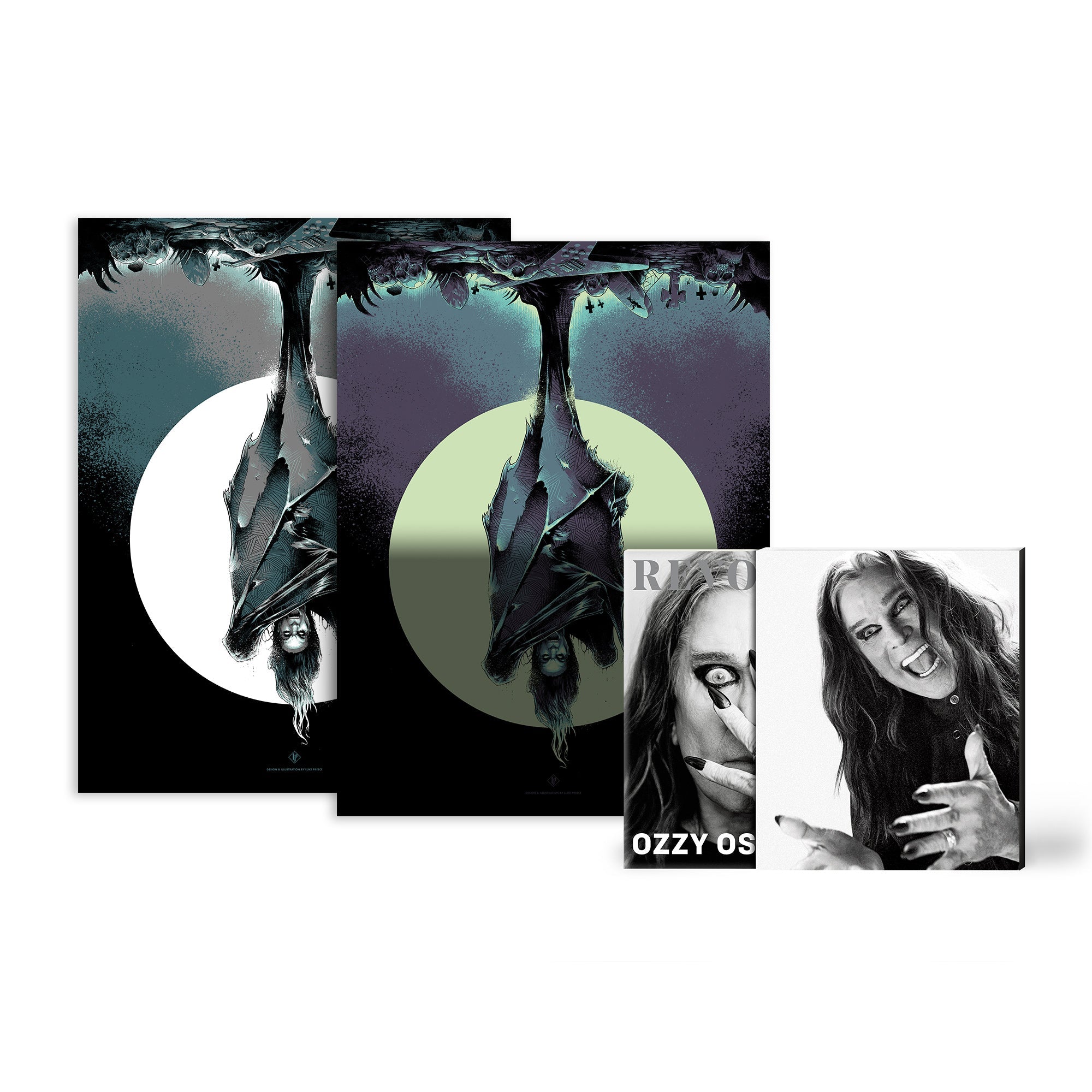 REVOLVER x OZZY OSBOURNE "BUNDLE 3" ALT COVER + SLIPCASE W/ TWO EXCLUSIVE HAND-NUMBERED PRINT - EXCLUSIVE - LTD. 50