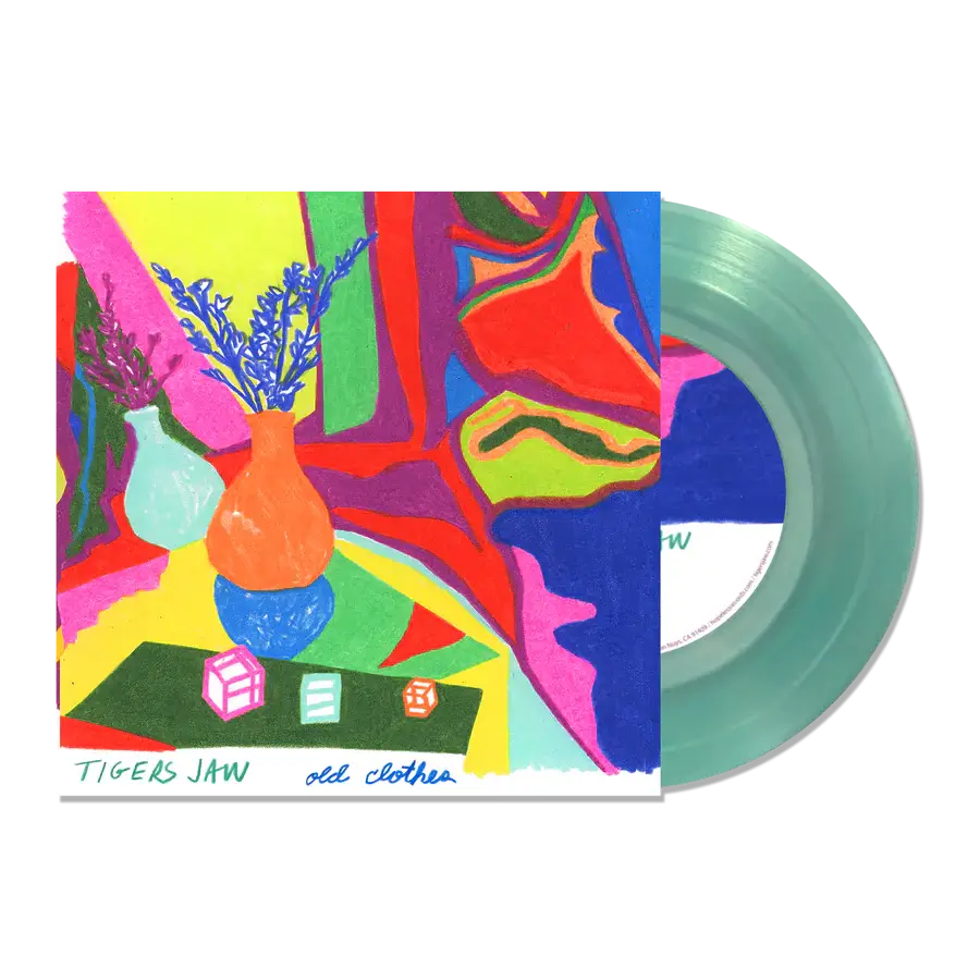 TIGERS JAW ‘OLD CLOTHES’ 7" - LTD. 300 - COKE BOTTLE CLEAR