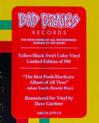 BAD BRAINS 'BAD BRAINS' LP - YELLOW/BLACK