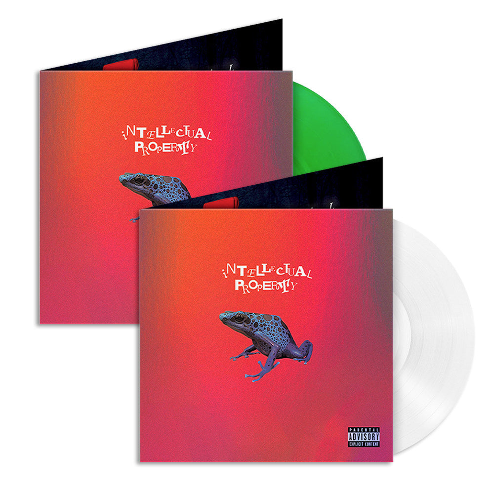 WATERPARKS'INTELLECTUAL PROPERTY' LP - LTD. - TRANSPARENT GREEN/CLEAR
