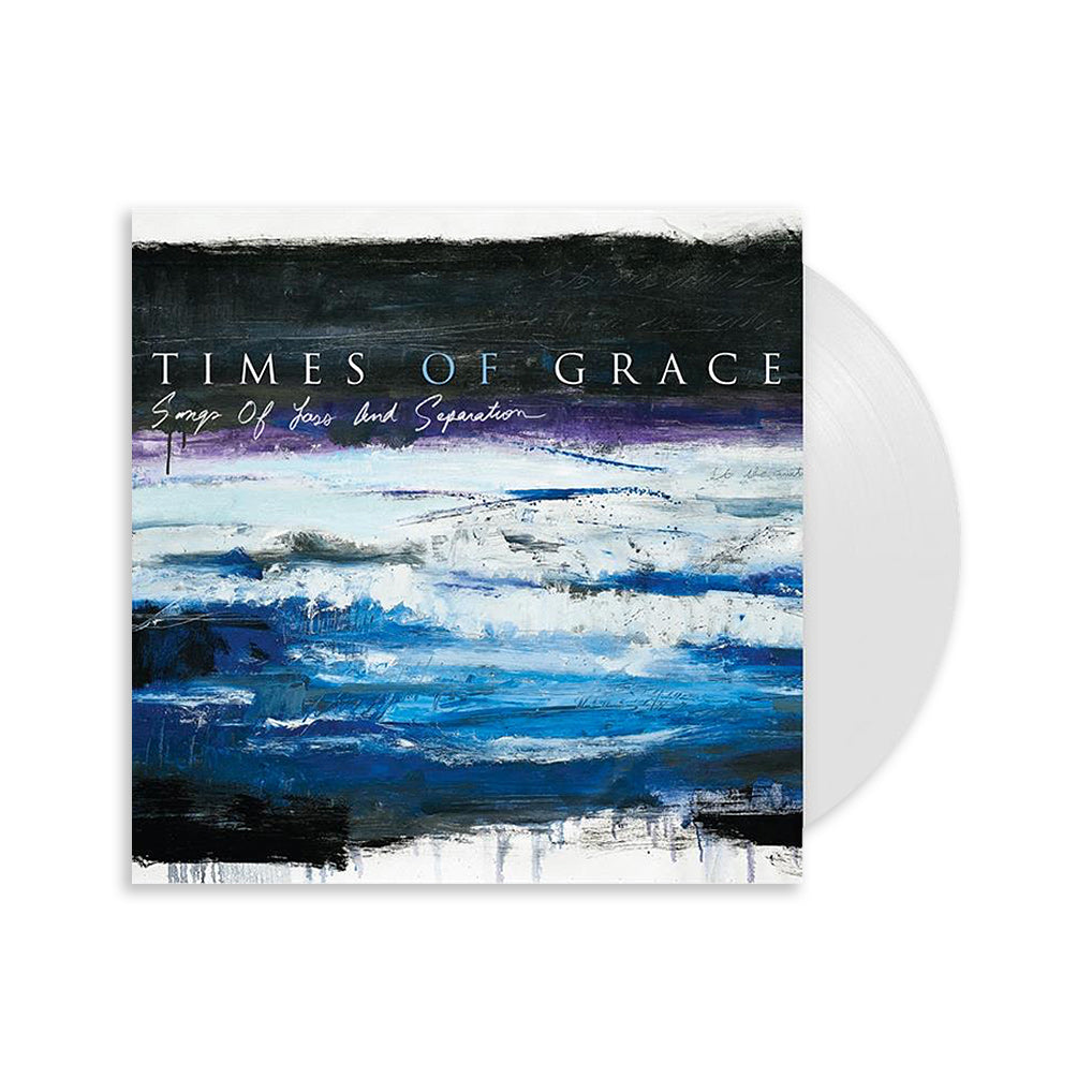 TIMES OF GRACE 'SONGS OF LOSS AND SEPARATION' LP - LTD. - WHITE + AUTOGRAPHED LITHOGRAPH