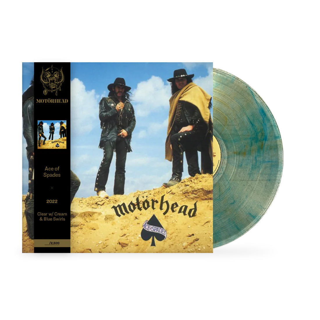 MOTÖRHEAD 'ACE OF SPADES' COLOR SWIRL LP + REVOLVER SPECIAL COLLECTOR'S EDITION MAGAZINE