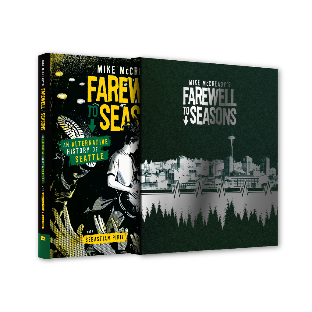 MIKE MCCREADY 'FAREWELL TO SEASONS' LP + 12"x12" DELUXE GRAPHIC NOVEL - EXCLUSIVE - LTD. 500 - POLTERGEIST