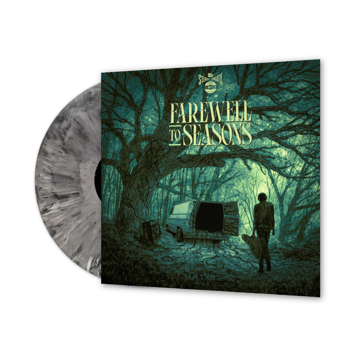 MIKE MCCREADY 'FAREWELL TO SEASONS' LP + 12"x12" DELUXE GRAPHIC NOVEL - EXCLUSIVE - LTD. 500 - POLTERGEIST