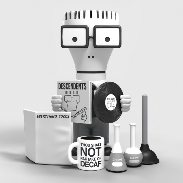DESCENDENTS MILO 'EVRYTHING SUCKS' 7" VINYL FIGURE