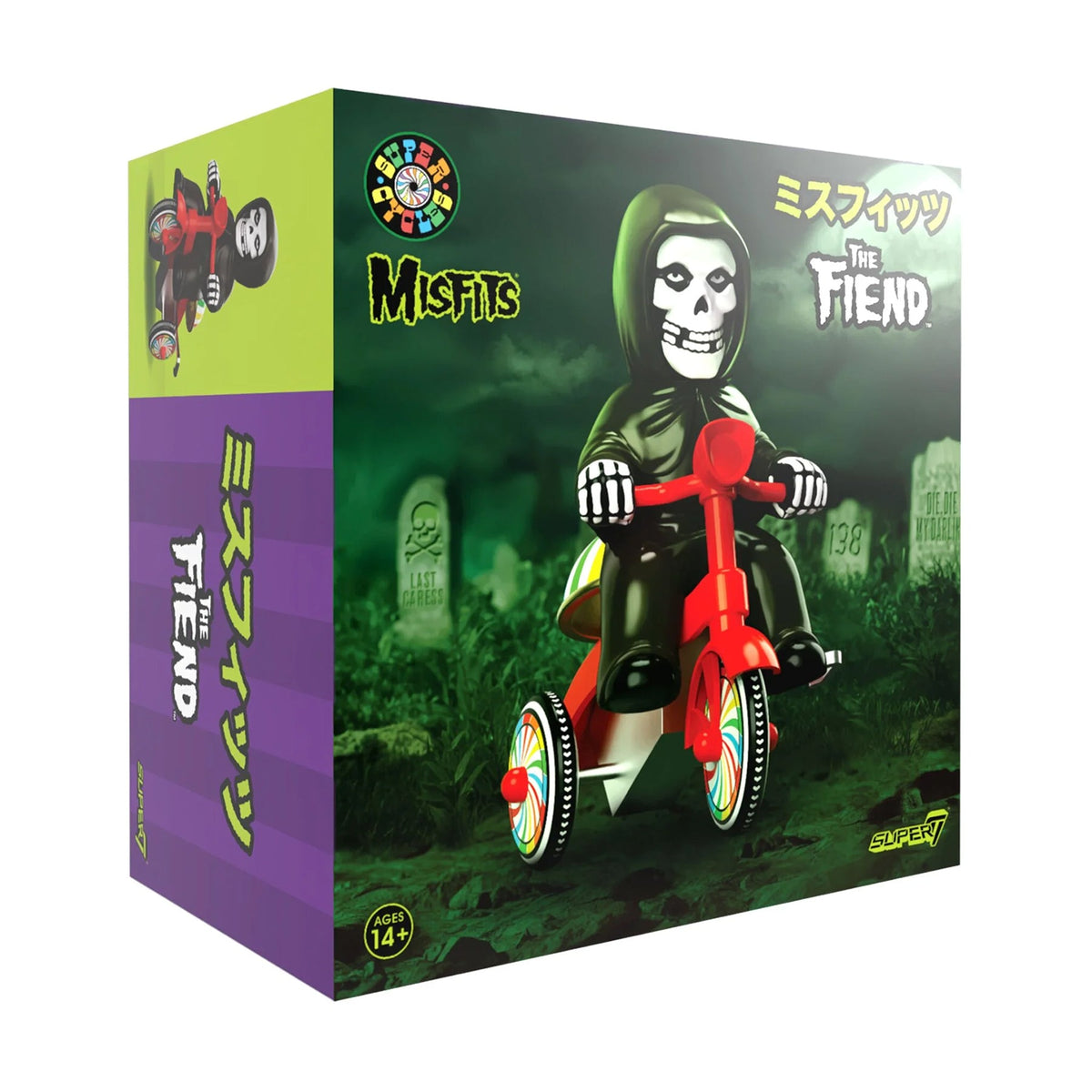 MISFITS SUPER CYCLE - FIEND - BLACK W/ RED TRIKE